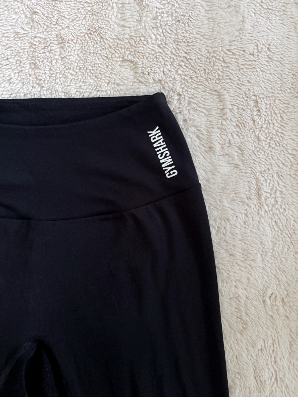 Gymshark Black High Rise Cropped Leggings Women’s Size Small - Picture 3 of 7